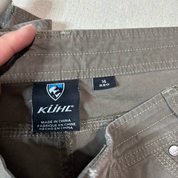 Kuhl Pants Women's Size 14 Reg Dark Gray Splash Roll Up Hiking Outdoors Trail - Picture 4 of 7